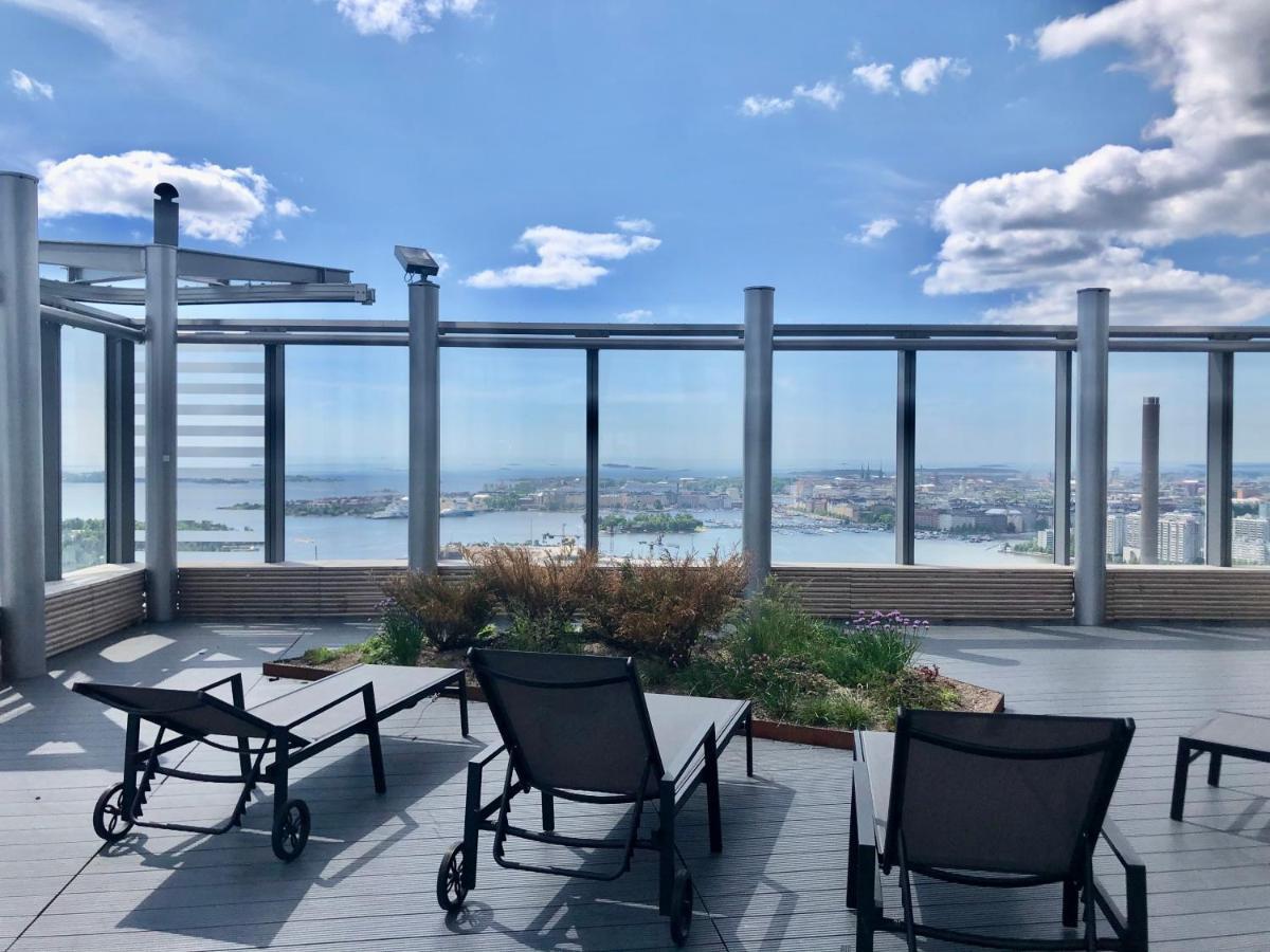 Luxury Skyscraper Apartment With Amazing View Over Helsinki Exterior foto